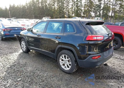 2014 Jeep Cherokee Sport from USA, damaged, VIN 1C4PJLAB3EW133210